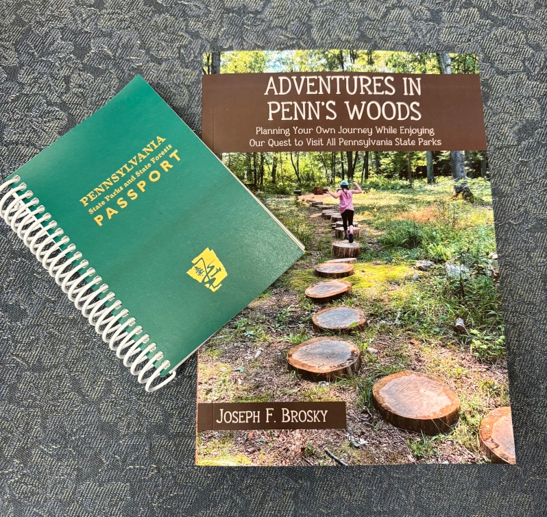 Product Description: Are you ready to start your quest to see ALL of Pennsylvania's state parks and forests? You'll need yourPennsylvaniaState Parks and State ForestsPassportobviously. But maybe you could also use a little expert guidance from someone who's been there, done that. Writer Joe Brosky and his wife, Donna, completed their challenge in 2023 and it didn't take long for him to realize they had learned a lot along the way and they might be able to pass that wisdom along to others.</br></br>Through this special bundle, receive a copy of both books and let the adventures begin!</br></br>And when you're finished, do not forget to submit your Seen 'em All Challenge form to receive your certificate of completion and special Challenge bandana.</br> Passport Bundle