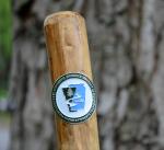 Product Description: That bare spot on your favorite hiking stick is calling out for a new medallion. Show your support for Pennsylvania's state parks and forests with this gem featuring the PPFF logo.</br> Hiking Medallion
